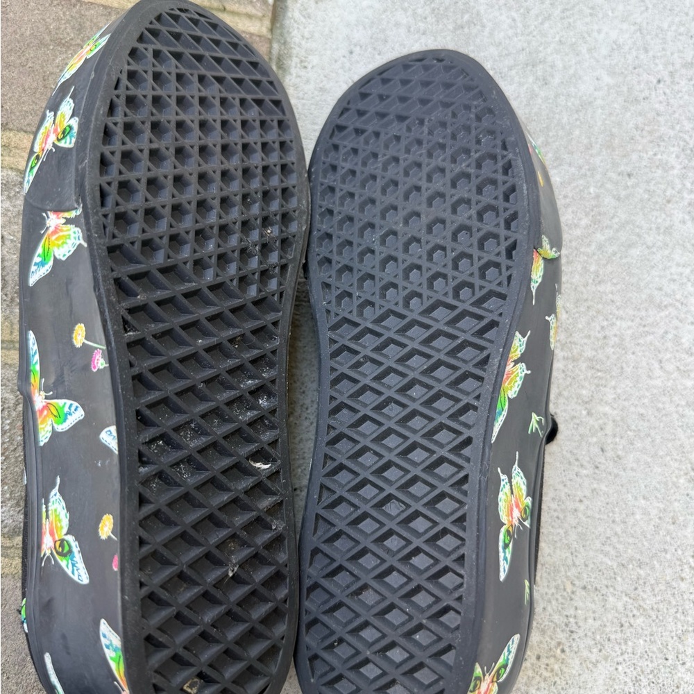 Vans Women’s Low Top Platform Stackform Neon Butterfly Print Shoes. Size 9. - Picture 13 of 14